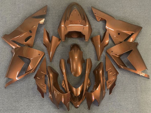 Kawasaki ZX10R Motorrad Verkleidung 2004-2005 - Glanzendes Orange