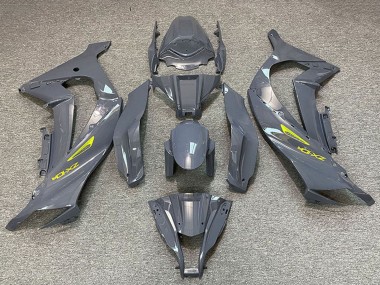 Kawasaki ZX10R Motorrad Verkleidung 2011-2015 - Nardo Grau Gelb