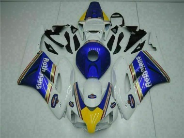 Honda CBR1000RR Motorrad Verkleidung 2004-2005 - Weiss Blau Gelb Rothmans