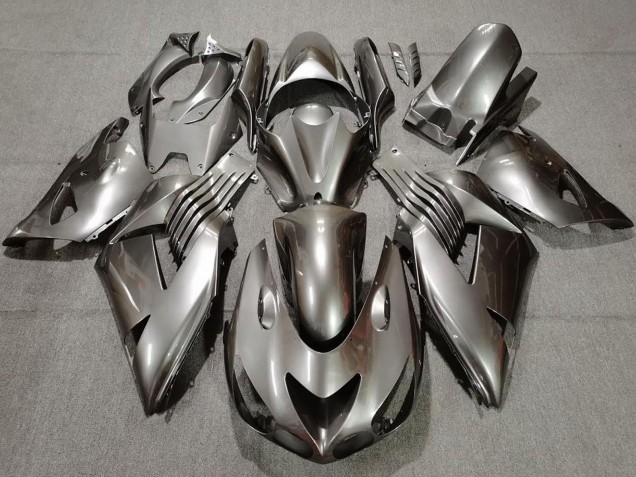 Kawasaki ZX14R Motorrad Verkleidung 2006-2011 - Silber