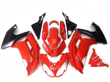 Kawasaki Ninja ER6F Motorrad Verkleidung 2009-2011 - Rot Schwarz