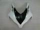 Honda CBR1000RR Motorrad Verkleidungen Kit 2008-2011 - Weiss Glanzendes Schwarz