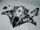 Honda CBR1000RR Abs Verkleidungen 2008-2011 - Weiss Glanzendes Schwarz