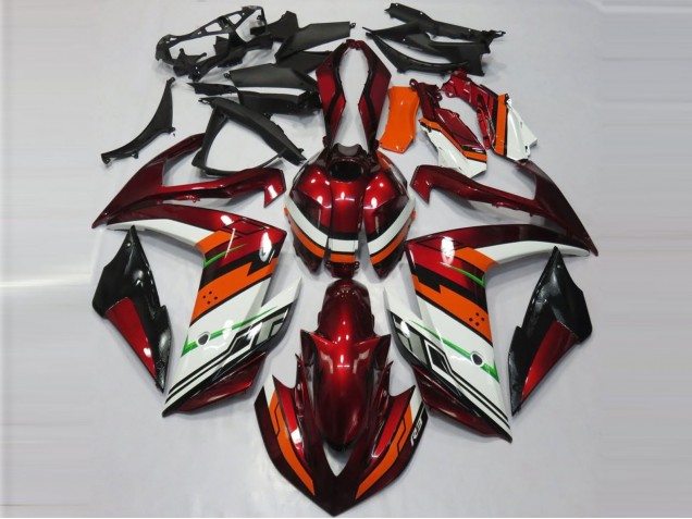 Yamaha R3 Motorrad Verkleidung 2015-2018 - Weiss Rot Orange Grun Schwarz