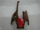 Honda CBR1000RR Motorrad Verkleidung Kit 2008-2011 - Glanzendes Schwarz Rot Flamme