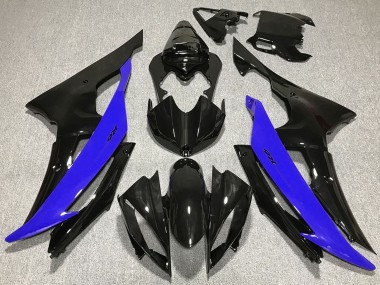 Yamaha R6 Motorrad Verkleidung 2008-2016 - Blau Glanzendes Schwarz