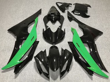 Yamaha R6 Motorrad Verkleidung 2008-2016 - Grun Glanzendes Schwarz