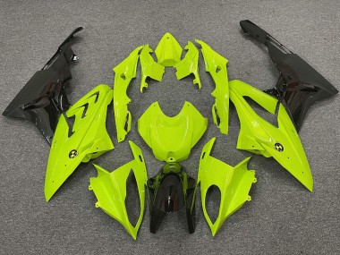 BMW S1000RR Motorrad Verkleidung 2009-2014 - Neon Gelb Glanzendes Schwarz
