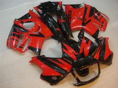 Honda CBR600 F3 Motorrad Verkleidung 1995-1996 - Rot Glanzendes Schwarz