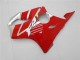 Honda CBR600 F4i Motorrad Verkleidungen Kit 2001-2003 - Silber Rot