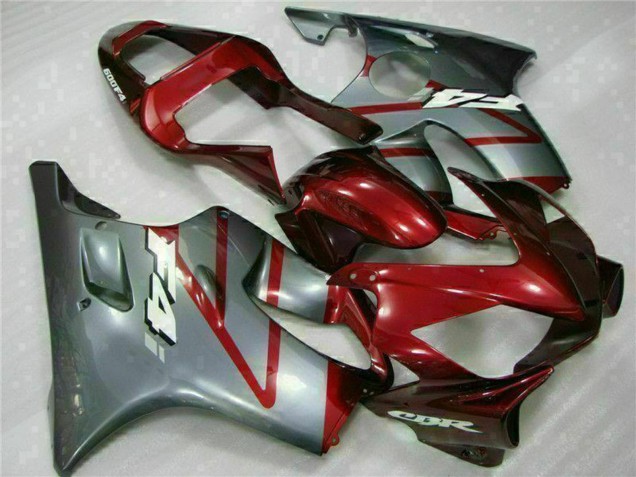 Honda CBR600 F4i Motorrad Verkleidung Kit 2001-2003 - Silber Rot