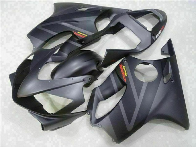 Honda CBR600 F4i Motorrad Verkleidung 2001-2003 - Matt Schwarz Grau