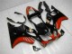 Honda CBR600 F4i Motorrad Verkleidung Kit 2001-2003 - Rot Glanzendes Schwarz