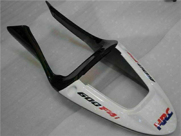 Honda CBR600 F4i Motorrad Verkleidung 2001-2003 - Weiss Gelb Glanzendes Schwarz Playboy