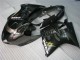 Honda CBR1100XX Blackbird Motorrad Verkleidung 1996-2007 - Glanzendes Schwarz Silber Flamme