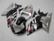 Suzuki GSXR 600/750 Motorrad Verkleidung 2001-2003 - Silber Glanzendes Schwarz Rot