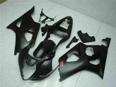 Suzuki GSXR 1000 Motorrad Verkleidung 2003-2004 - Matt Schwarz Rot