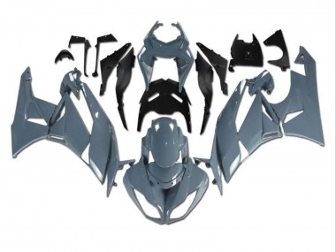 Kawasaki ZX6R Motorrad Verkleidung 2009-2012 - Nardo Grau