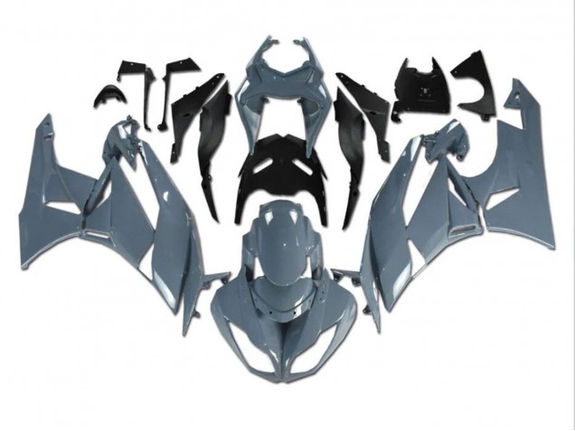 Kawasaki ZX6R Motorrad Verkleidung 2009-2012 - Nardo Grau