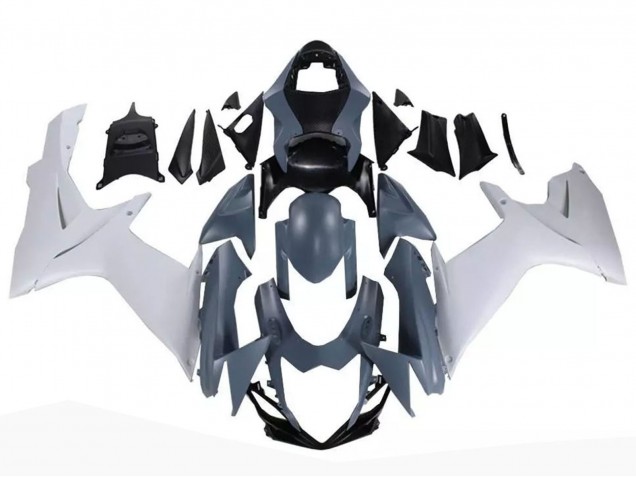 Suzuki GSXR 600 / GSXR 750 Motorrad Verkleidung 2011-2024 - Nardo Grau Weiss