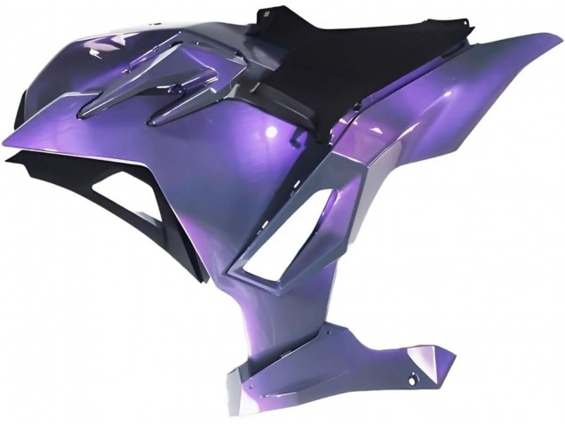 Kawasaki Ninja 500 EX500R Motorrad Verkleidung 2024-2025 - Chameleon Grau Dazz Perl Lila
