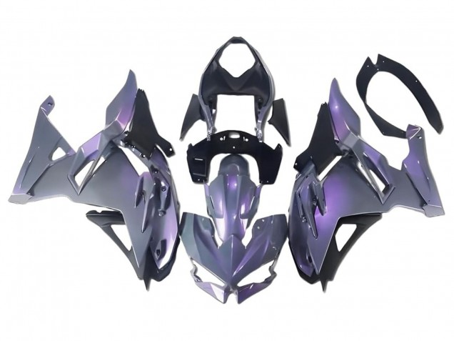 Kawasaki Ninja 500 EX500R Motorrad Verkleidung 2024-2025 - Chameleon Grau Dazz Perl Lila