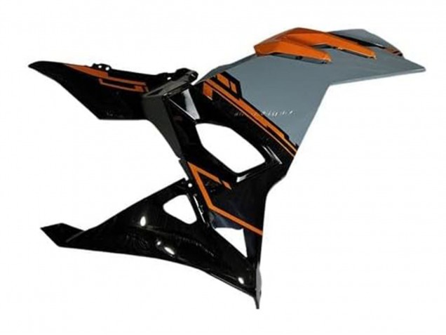 Kawasaki Ninja 500 EX500R Motorrad Verkleidung 2024-2025 - Nardo Grau Orange Schwarz