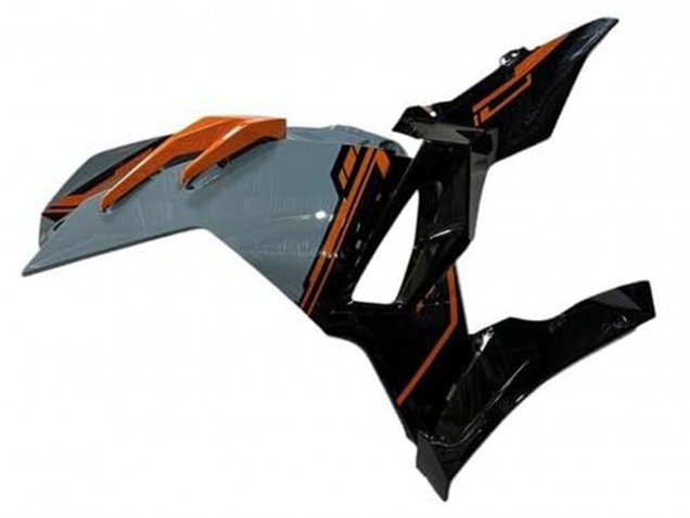 Kawasaki Ninja 500 EX500R Motorrad Verkleidung 2024-2025 - Nardo Grau Orange Schwarz