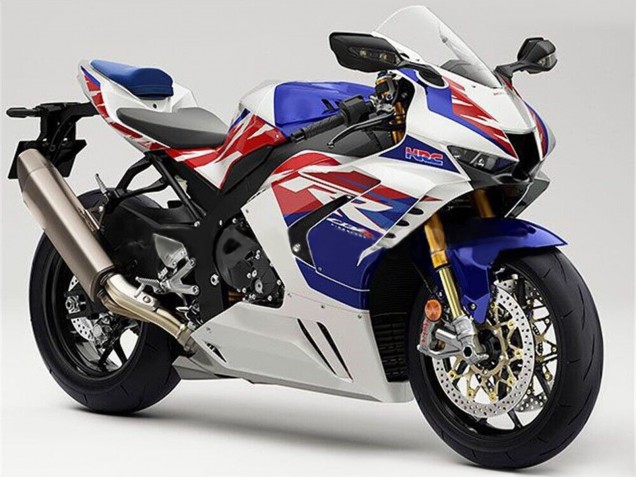 Honda CBR1000RR-R Motorrad Verkleidung 2020-2023 - Weiss Rot Blau