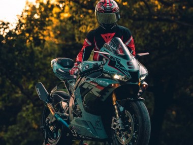 Honda CBR1000RR-R Motorrad Verkleidung 2020-2023 - Nardo Grau Glanzendes Schwarz HRC 9