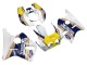 Honda CBR400RR NC23 Motorrad Verkleidung 1987-1989 - Weiss Gelb Blau Rothmans