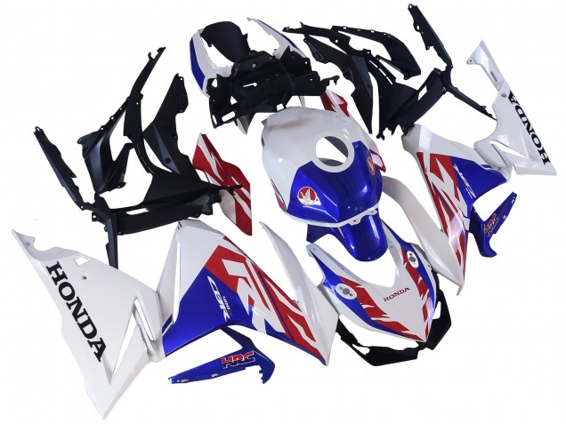 Honda CBR400R Motorrad Verkleidung 2022 - Weiss Rot Blau