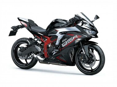 Kawasaki ZX25R ZX-25R Motorrad Verkleidung 2019-2025 - Silber Rot Schwarz