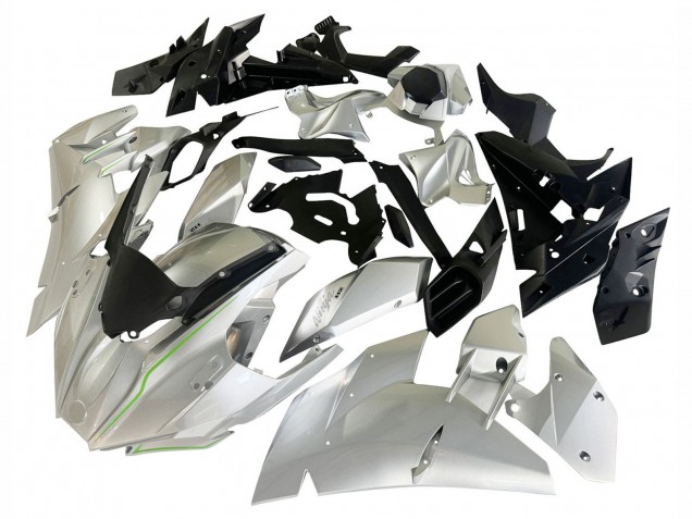 Kawasaki Ninja H2 Motorrad Verkleidung 2015-2022 - Silber