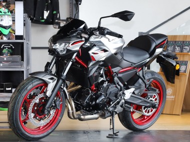 Kawasaki Ninja Z650 Motorrad Verkleidung 2020-2023 - Schwarz Silber Rot