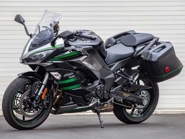 Kawasaki Z1000SX Motorrad Verkleidung 2020-2025 - Schwarz mit Grunen Linien Ninja