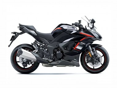 Kawasaki Z1000SX Motorrad Verkleidung 2020-2025 - Schwarz Rot Stern