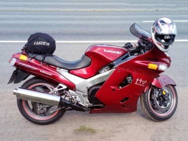 Kawasaki ZZR1100 Motorrad Verkleidung 1993-2003 - Rot