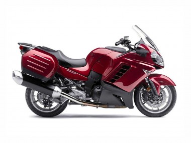 Kawasaki GTR1400/ZG1400 Motorrad Verkleidung 2007-2009 - Burgundy Schwarz