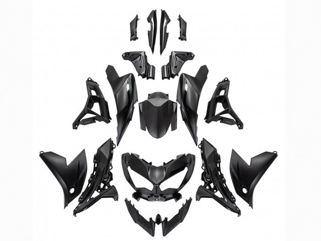Kawasaki Versys 650 Motorrad Verkleidung 2022-2025 - Matt Schwarz