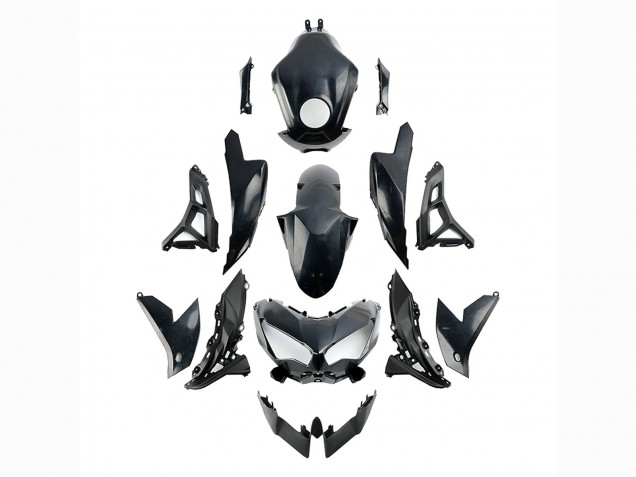 Kawasaki Versys 650 Motorrad Verkleidung 2022-2025 - Glanzendes Schwarz
