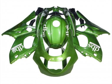 Yamaha YZF600R Thundercat Motorrad Verkleidung Kit 1996-2007 - Grun Weiss
