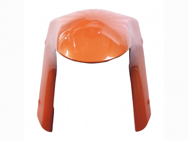 Yamaha YZF600R Thundercat Motorrad Verkleidung 1996-2007 - Orange Grau Glanzendes Schwarz