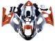 Yamaha YZF600R Thundercat Motorrad Verkleidung 1996-2007 - Orange Grau Glanzendes Schwarz
