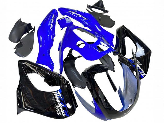 Yamaha YZF 1000R Thunderace Motorrad Verkleidung 1997-2007 - Blau Schwarz Thunderace