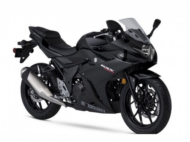 Suzuki GSX250R Motorrad Verkleidung 2017-2020 - Matt Schwarz