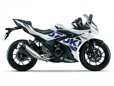 Suzuki GSX250R Motorrad Verkleidung 2017-2020 - Weiss Blau Schwarz