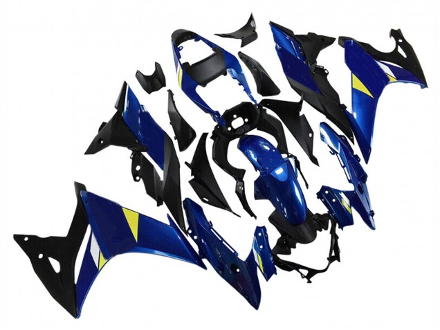 Suzuki GSX250R Motorrad Verkleidung 2017-2020 - Blau Gelb Schwarz