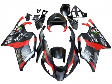 Aprilia RSV1000 Motorrad Verkleidung 2003-2006 - Schwarz Rot