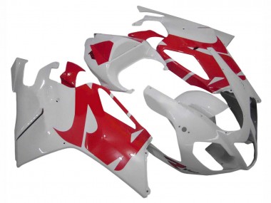 Aprilia RSV1000 Motorrad Verkleidung 2003-2006 - Weiss Rot